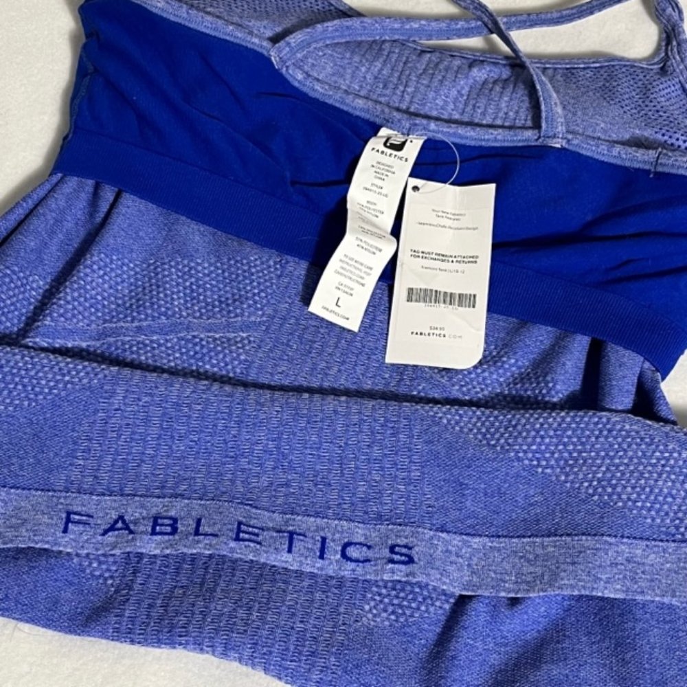 FABLETICS Fremont Blue Tank NWT - Picture 11 of 16